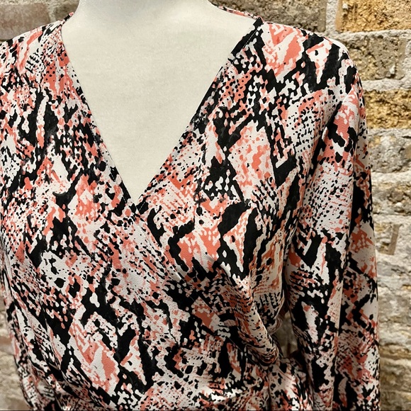 bar III snakeskin wrap dress! - Picture 3 of 7